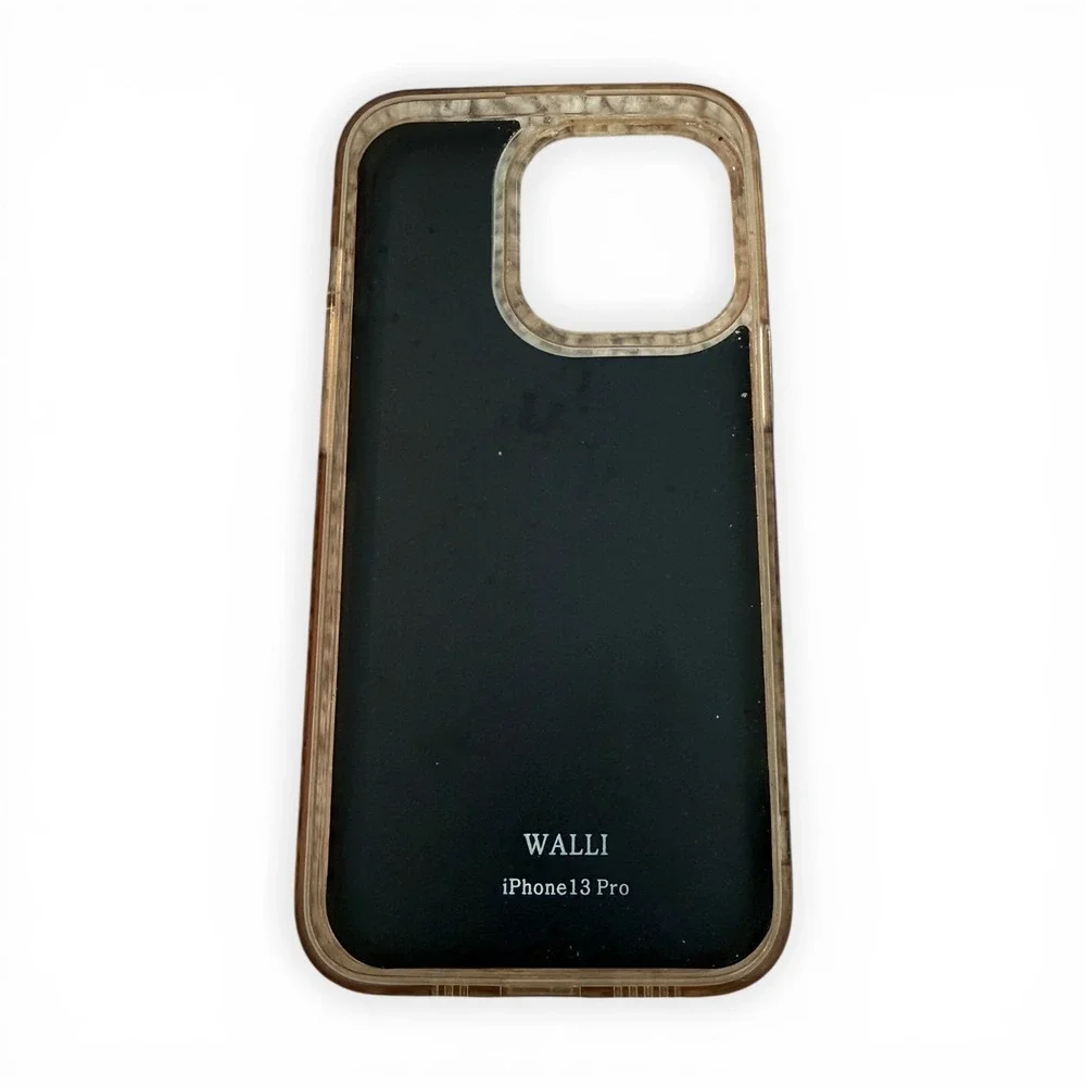 Walli‎ iPhone 13 Pro Case Pink Smiley Grip Strap Cute
